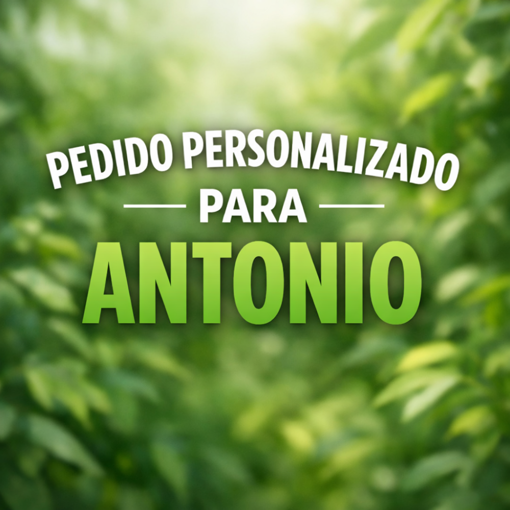 Pedido personalizado para Antonio